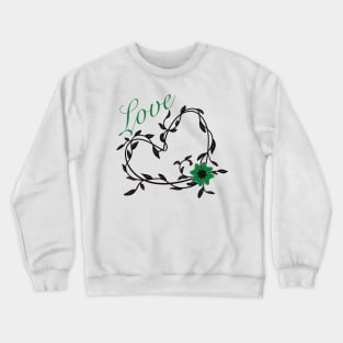 Love Clover Crewneck Sweatshirt